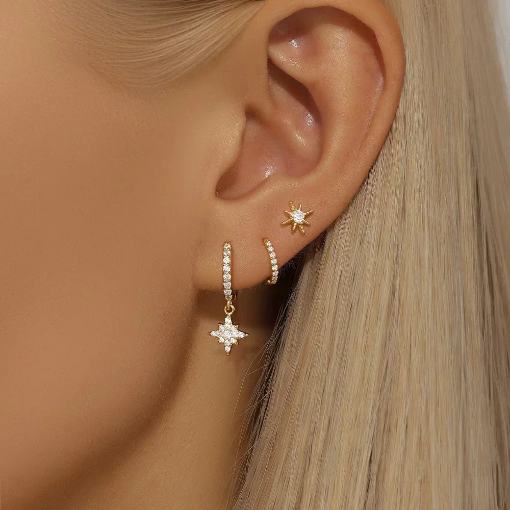 STELLA™ | Set de Pendientes Estrella