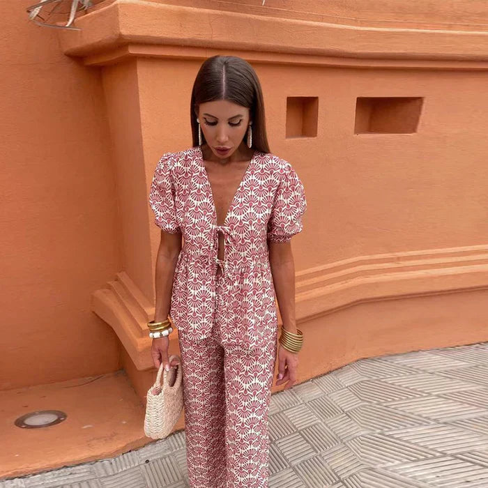 Élodie | Conjunto de verano chic de dos piezas