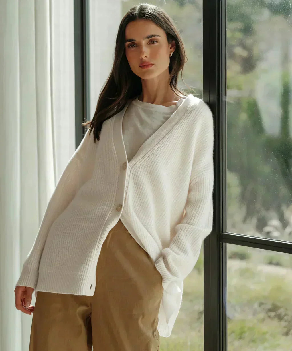 Ambra | Cardigan Ultra Confortable en Cachemire