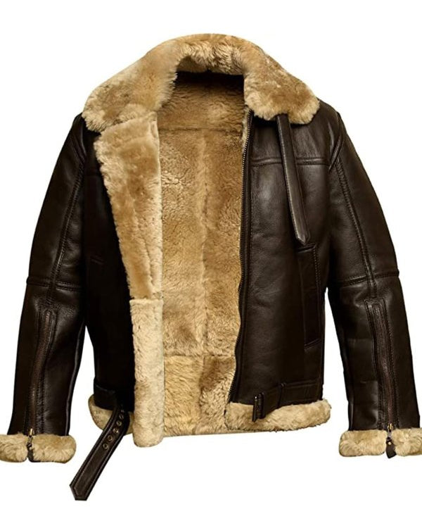 Pedro | Chaqueta de cuero acolchada