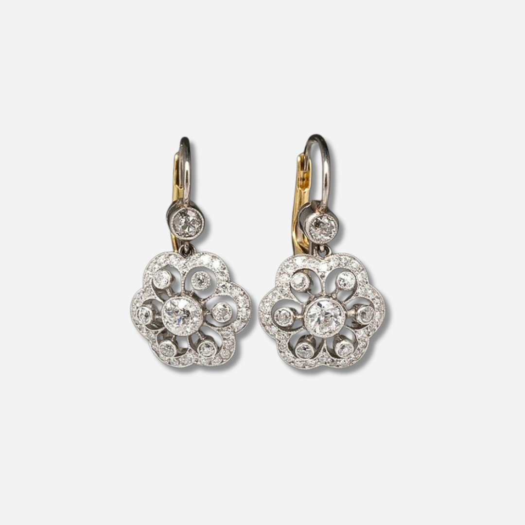 Mandala™ | Pendientes vintage de cristal