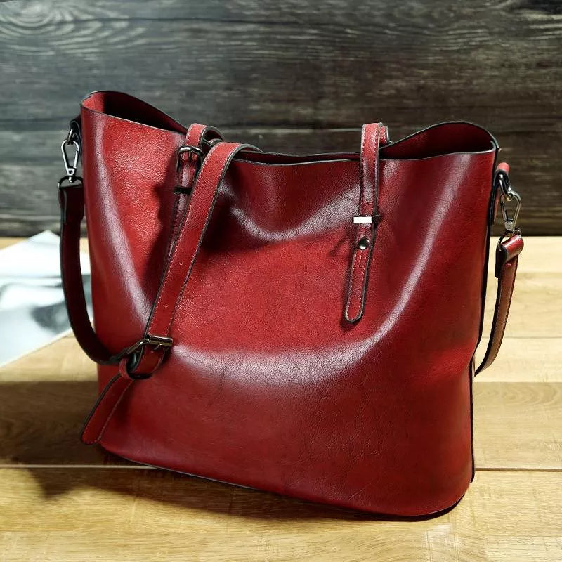 NICOLE™ | Bolso de mano elegante de cuero