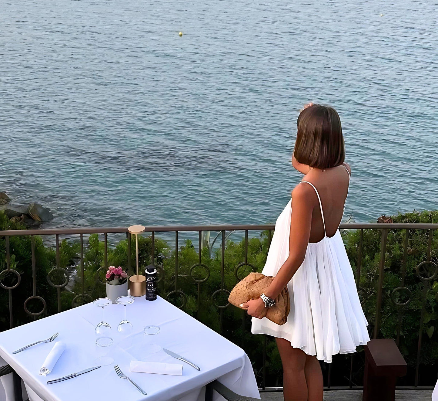 Mio™ | Vestido Mini Elegante con Espalda Descubierta