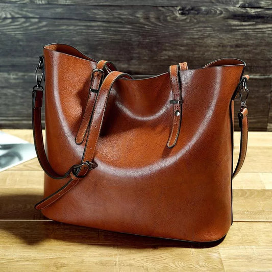NICOLE™ | Bolso de mano elegante de cuero