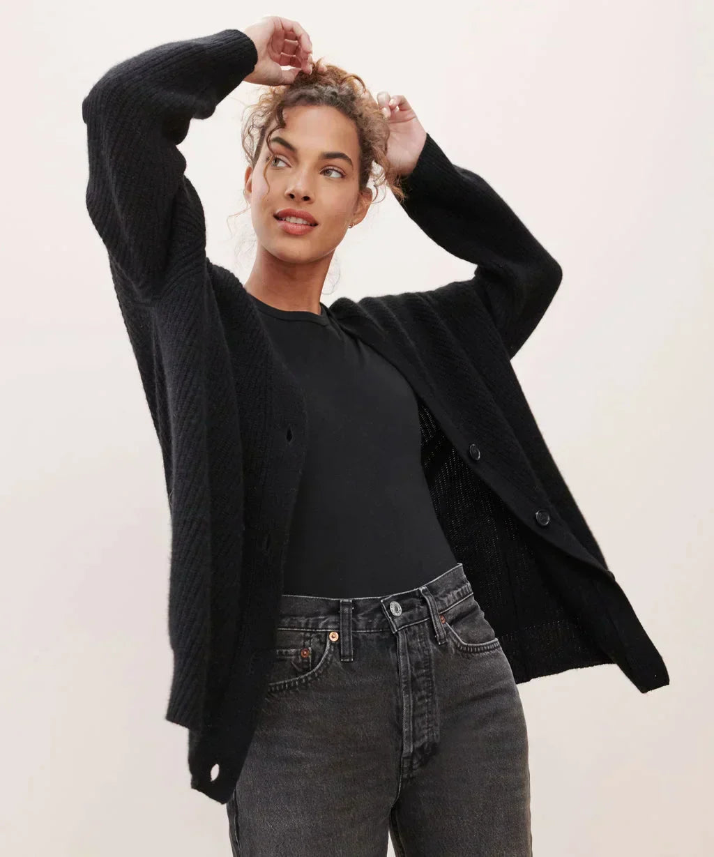 Ambra | Cardigan Ultra Confortable en Cachemire