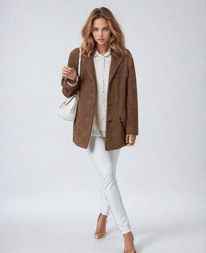 Helena | Chaqueta Aterciopelada Elegante