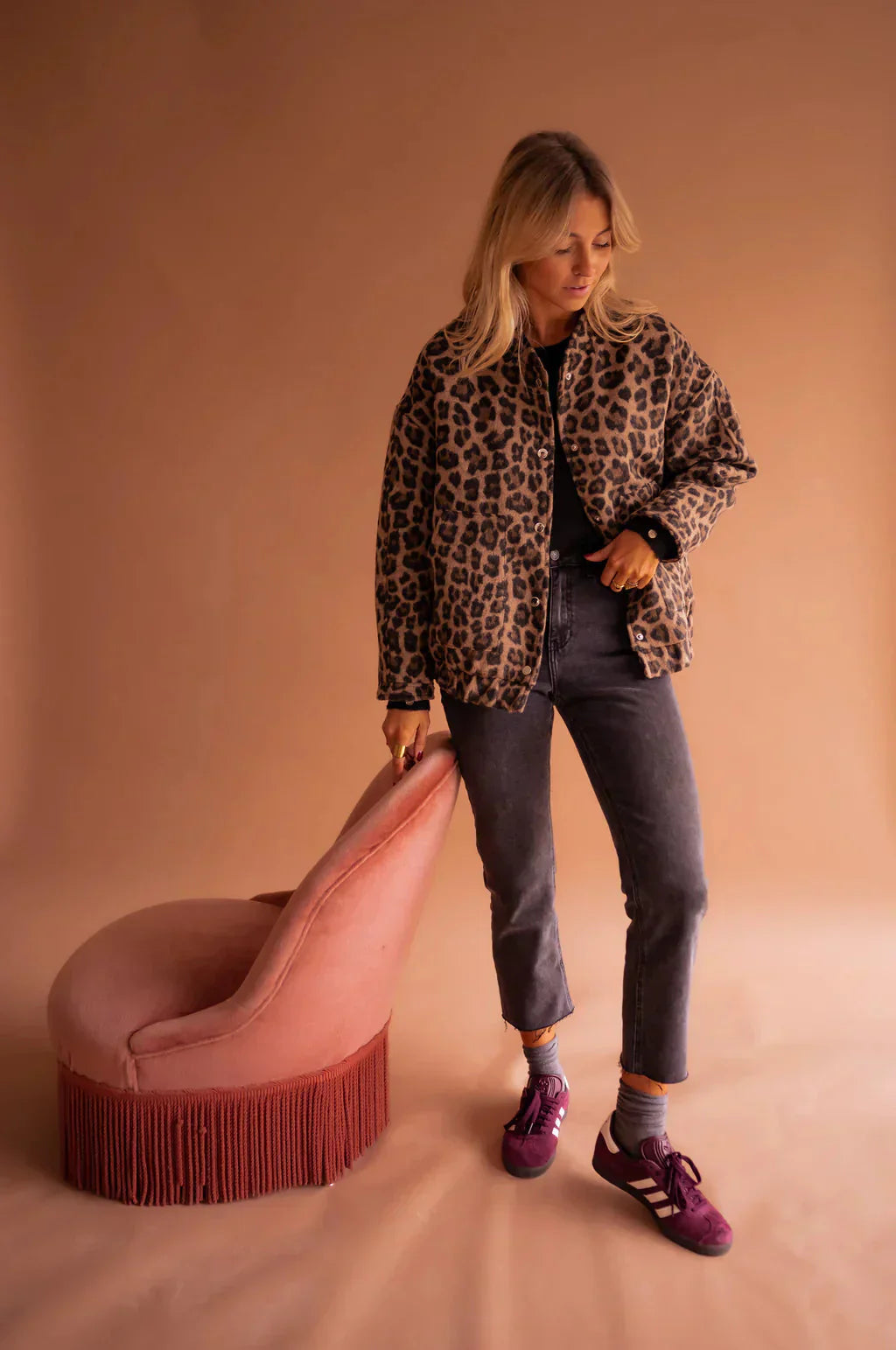 Leopard™ | Chaqueta Bomber de Leopardo