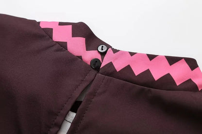 Katia – Conjunto estampado de Top y Falda