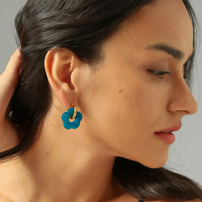 ZARA™ | Pendientes de Flor de Moda
