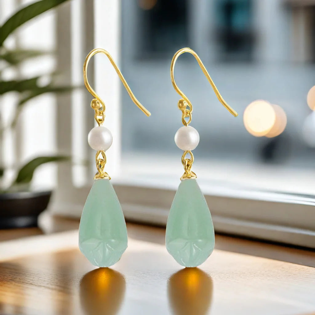 Magnolia™ | Pendientes elegantes con forma de flor