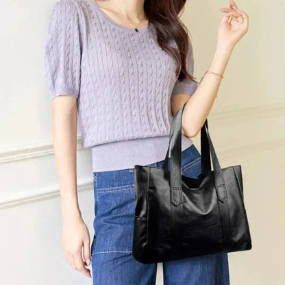 Nora | Bolso de hombro suave de lujo minimalista