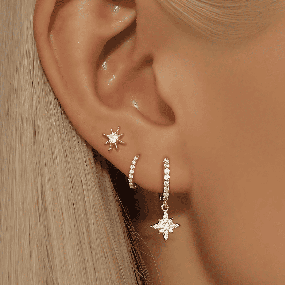 STELLA™ | Set de Pendientes Estrella