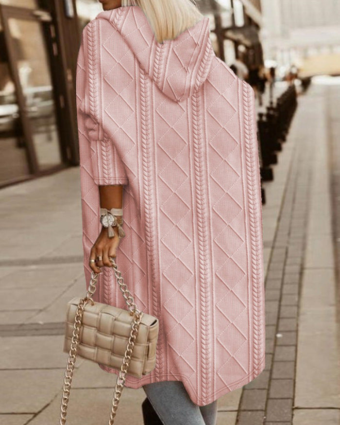 Monalisa - Cardigan Long avec Capuche