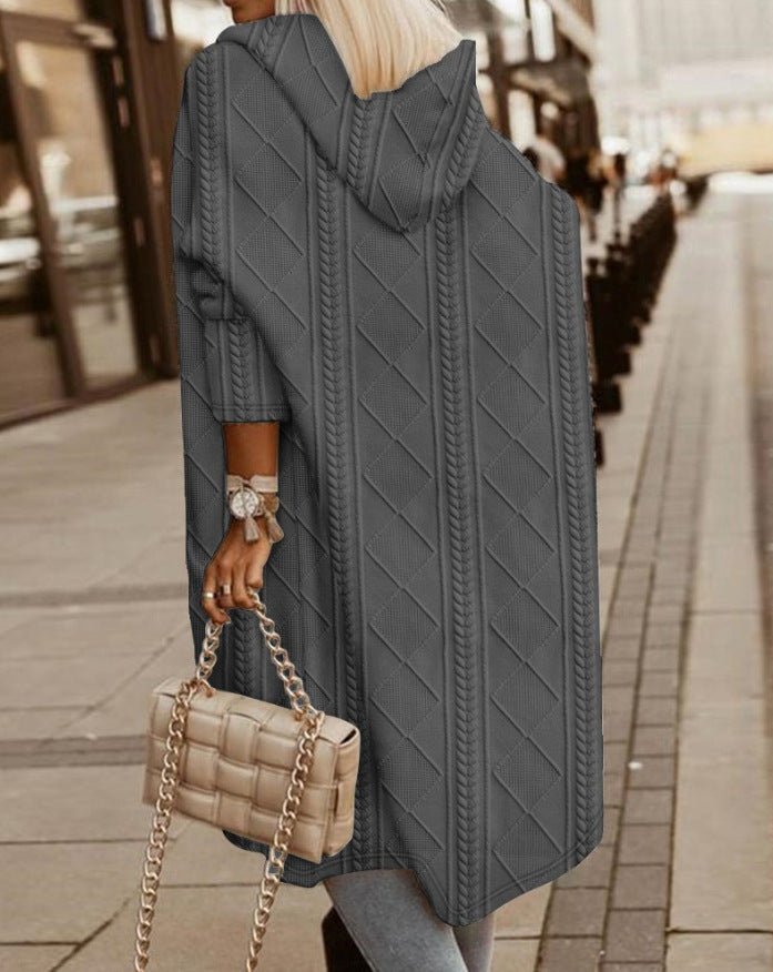 Monalisa - Cardigan Long avec Capuche