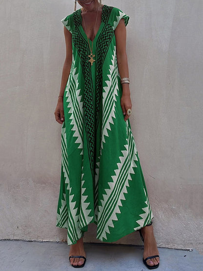 Boho™ | Vestido sin mangas con cuello en V