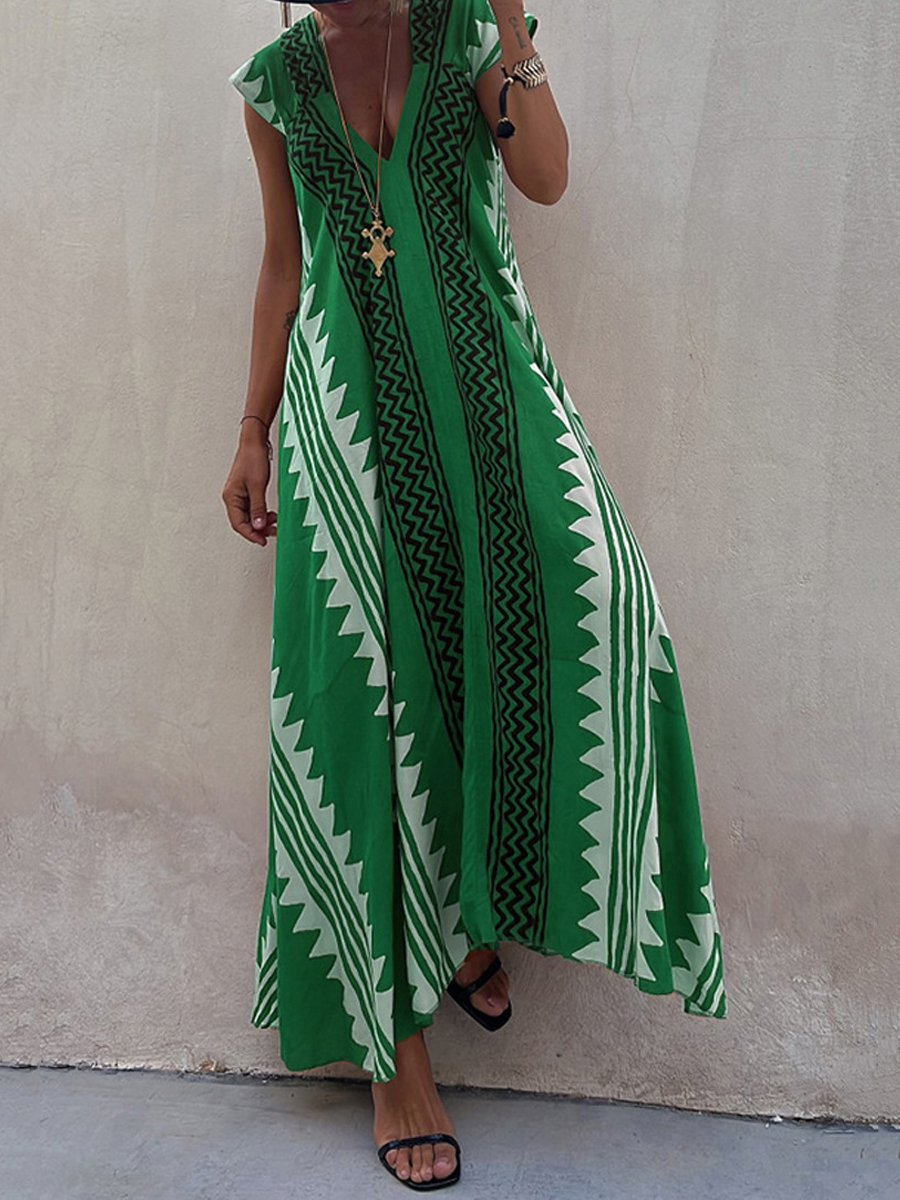 Boho™ | Vestido sin mangas con cuello en V